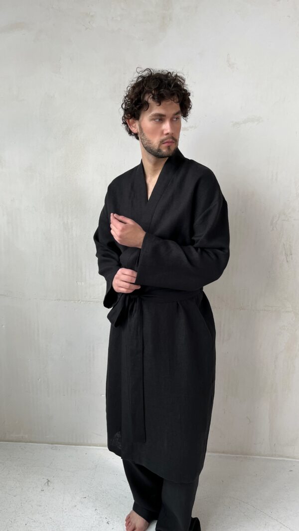 кимоно мужское черное