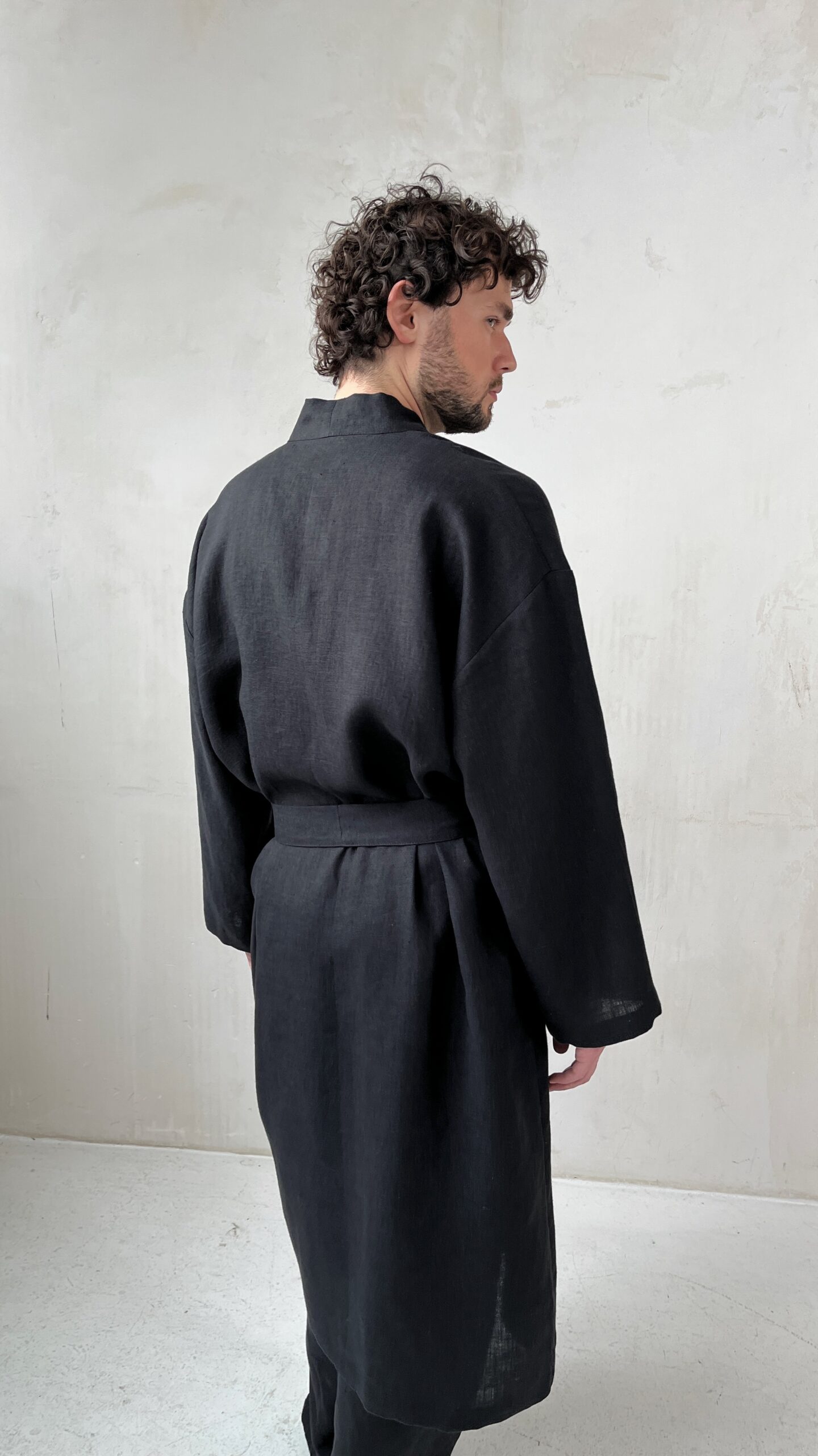 кимоно мужское черное