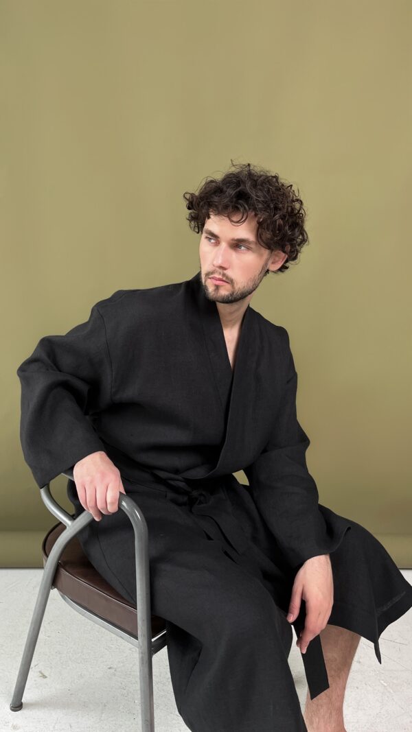 кимоно мужское черное