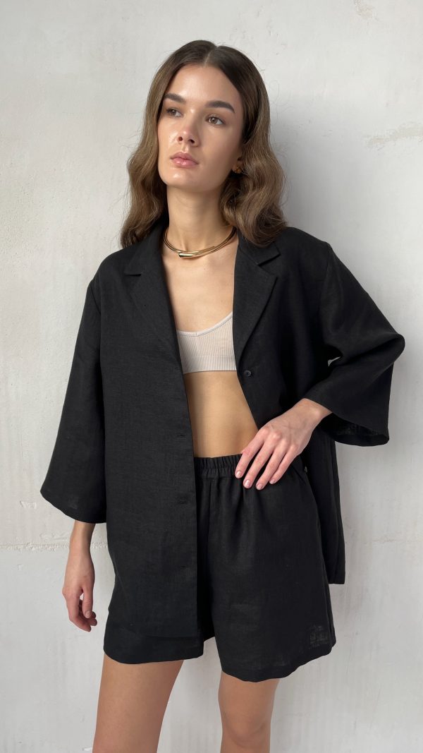 шорты черные женские