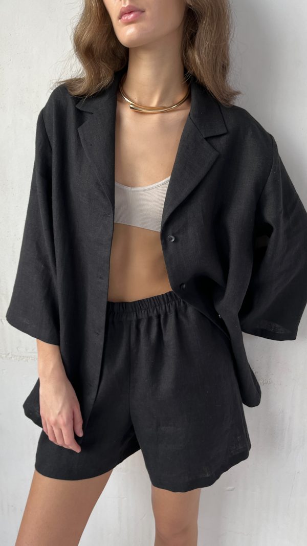 шорты черные женские