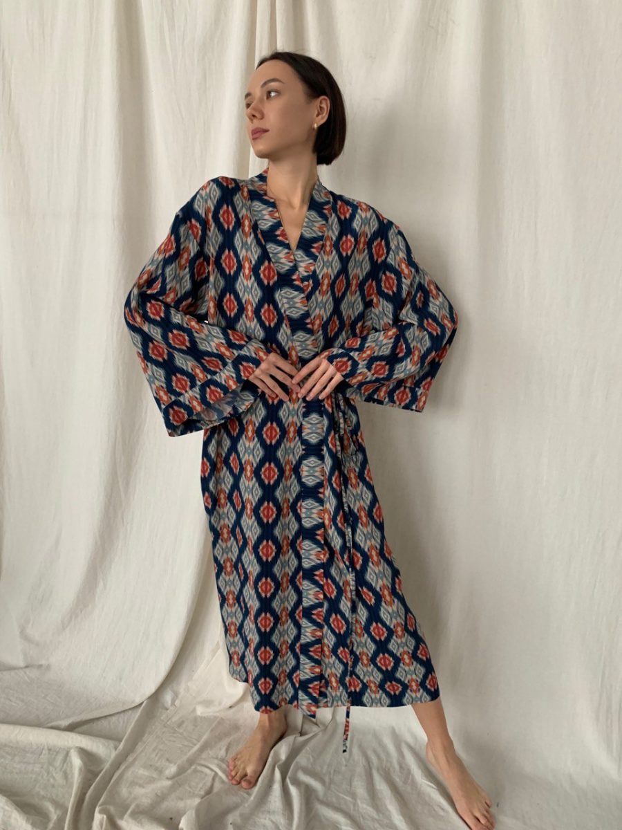 Платье кимоно из вискозы "Этника"