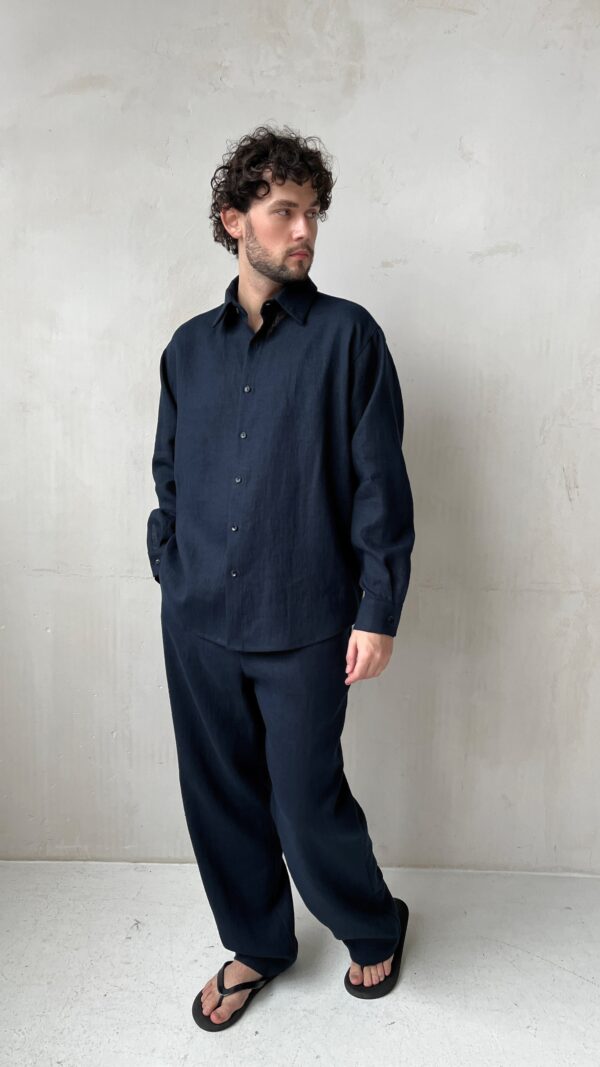 льняные брюки мужские