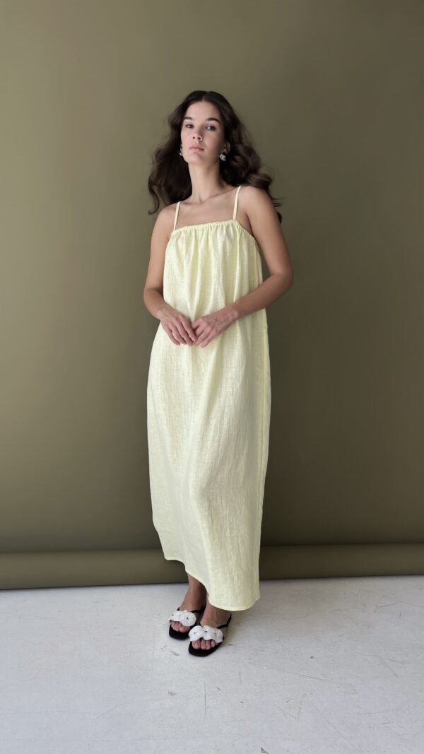 Льняной сарафан женский летний