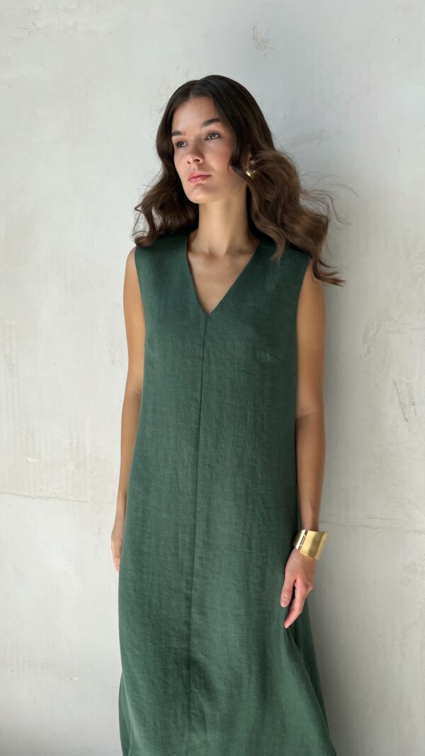 летнее платье-трапеция