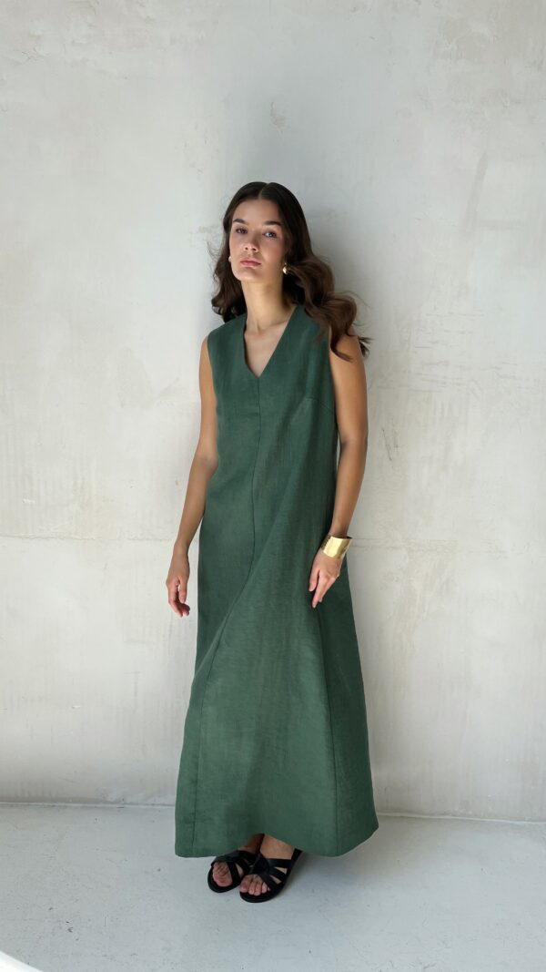 летнее платье-трапеция