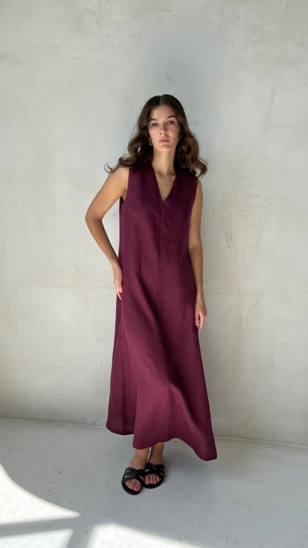 платье трапеция миди