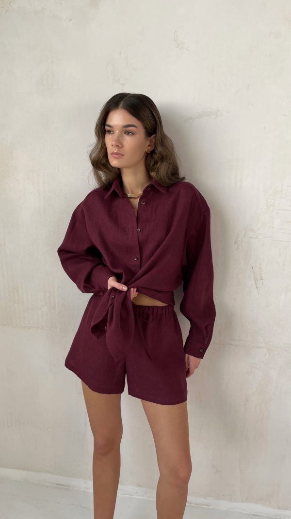 Шорты из льна женские летние