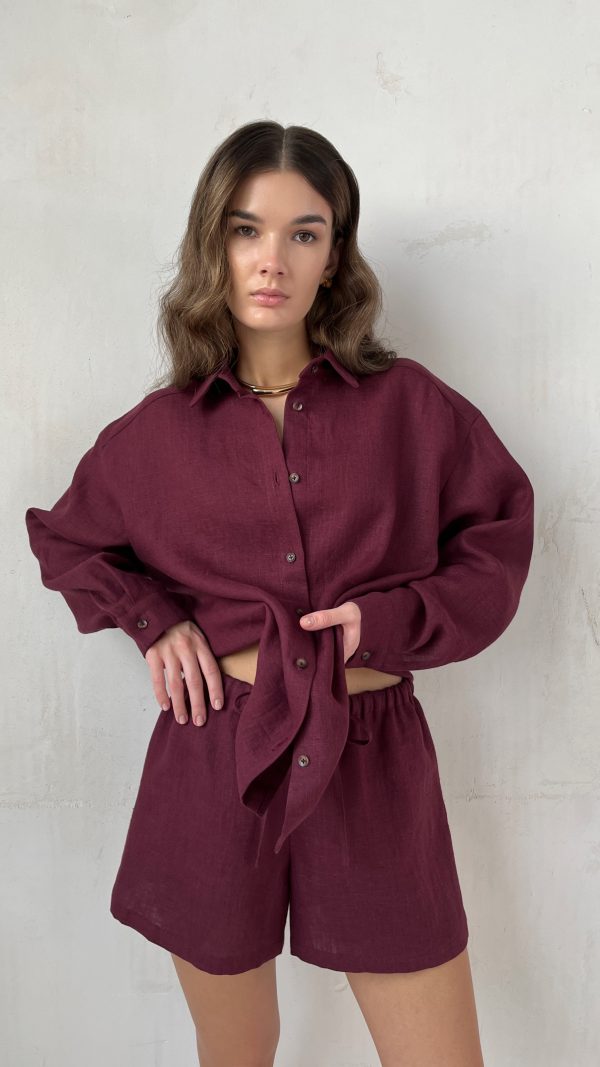 Шорты из льна женские летние